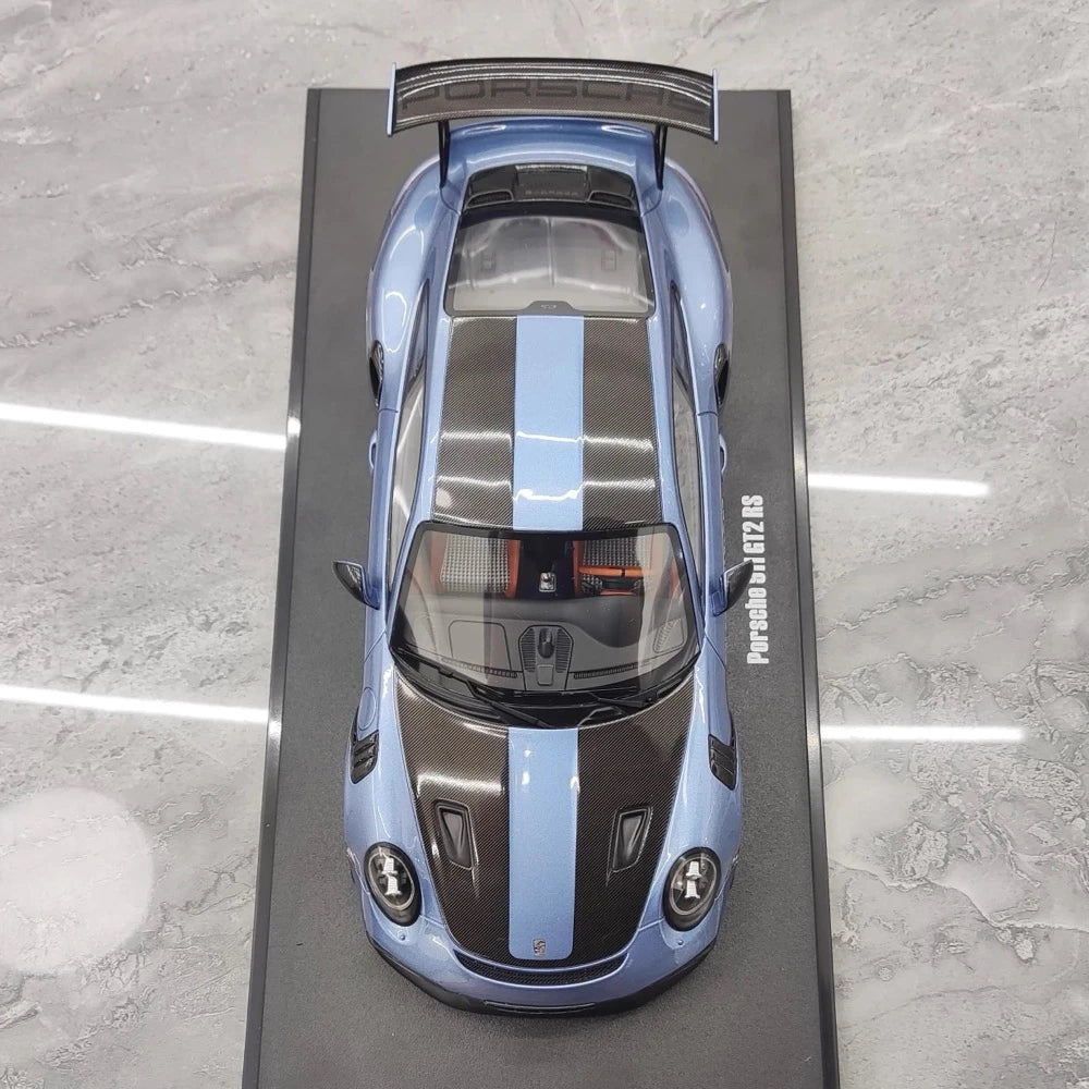 [GT Spirit] 1:18 Porsche 2018 911.2 GT2 RS Blue Model Car Resin