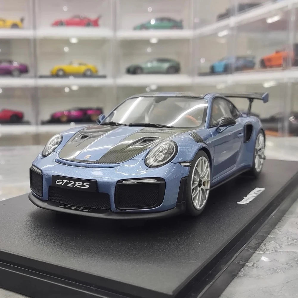 [GT Spirit] 1:18 Porsche 2018 911.2 GT2 RS Blue Model Car Resin