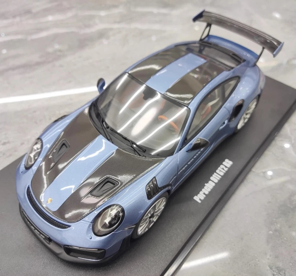 [GT Spirit] 1:18 Porsche 2018 911.2 GT2 RS Blue Model Car Resin