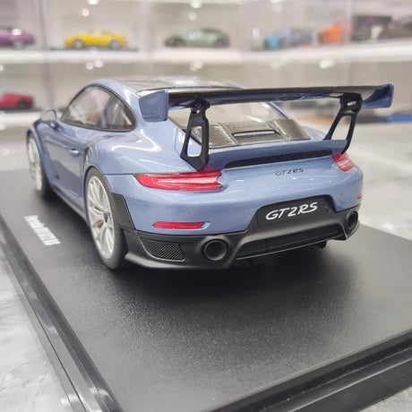 [GT Spirit] 1:18 Porsche 2018 911.2 GT2 RS Blue Model Car Resin