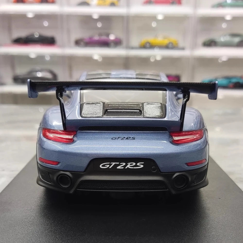 [GT Spirit] 1:18 Porsche 2018 911.2 GT2 RS Blue Model Car Resin
