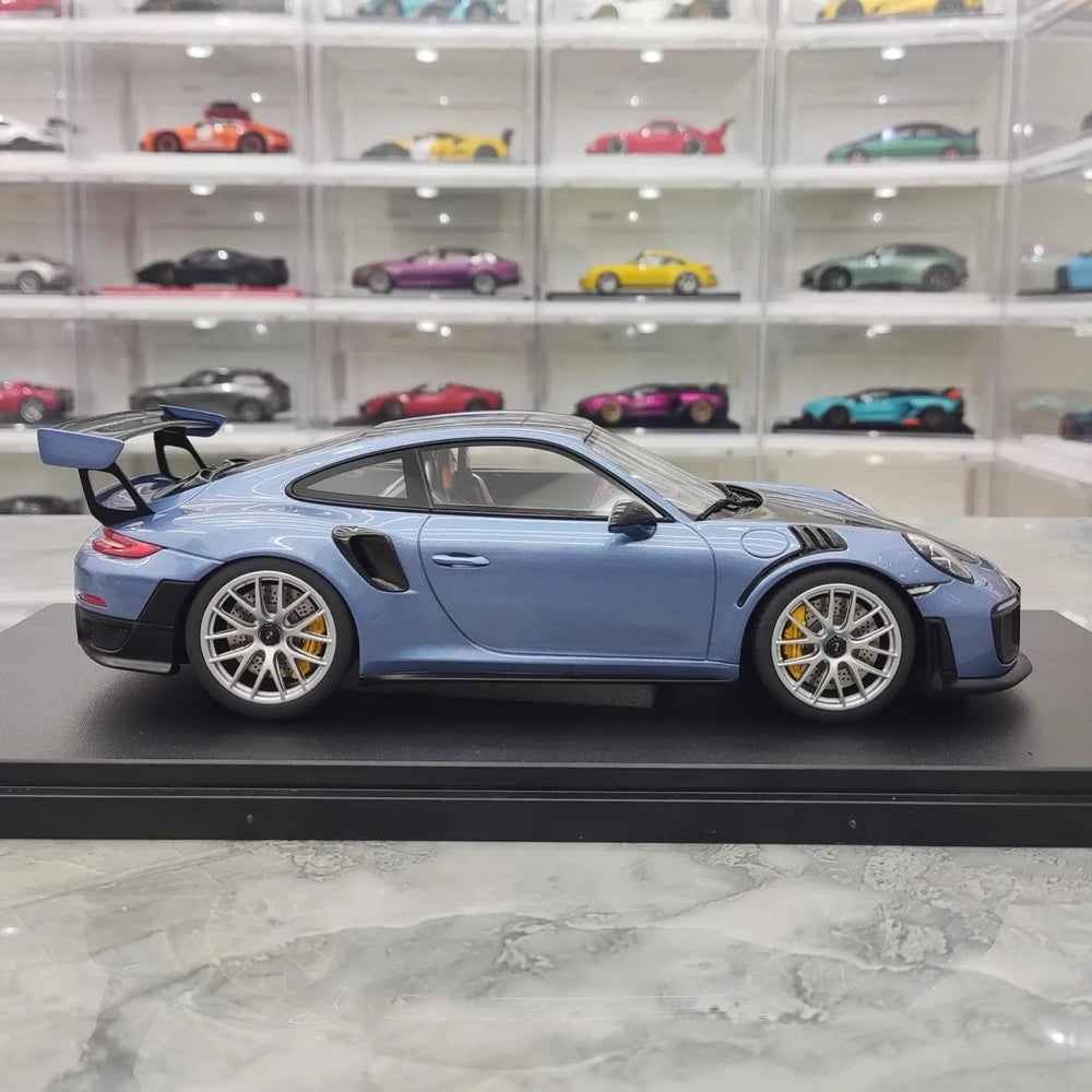 [GT Spirit] 1:18 Porsche 2018 911.2 GT2 RS Blue Model Car Resin