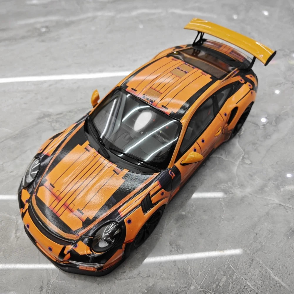 [GT Spirit] 1:18 Porsche 2018 911 GT3 RS 991.2 Lego Model Car Resin