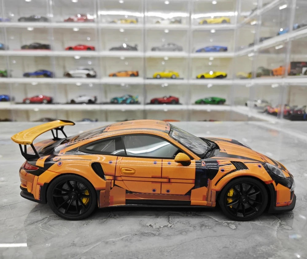 [GT Spirit] 1:18 Porsche 2018 911 GT3 RS 991.2 Lego Model Car Resin