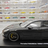 [GT Spirit] 1:18 Porsche 2018 Panamera Sport Turismo Turbo S Black Model Car Resin