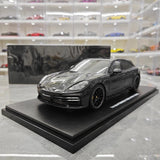 [GT Spirit] 1:18 Porsche 2018 Panamera Sport Turismo Turbo S Black Model Car Resin