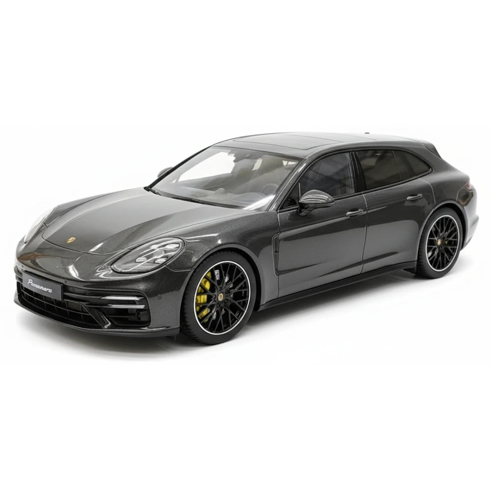 [GT Spirit] 1:18 Porsche 2018 Panamera Sport Turismo Turbo S Black Model Car Resin