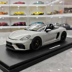 [GT Spirit] 1:18 Porsche 2020 718 Spyder Gray Model Car Resin