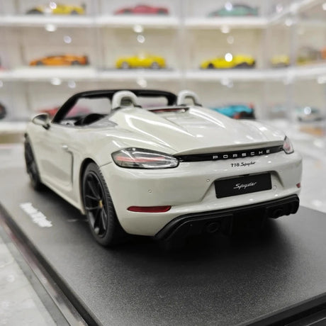 [GT Spirit] 1:18 Porsche 2020 718 Spyder Gray Model Car Resin