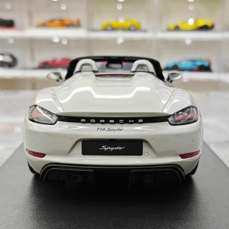 [GT Spirit] 1:18 Porsche 2020 718 Spyder Gray Model Car Resin