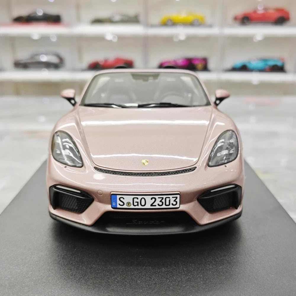 [GT Spirit] 1:18 Porsche 2020 718 Spyder Pink Model Car Resin