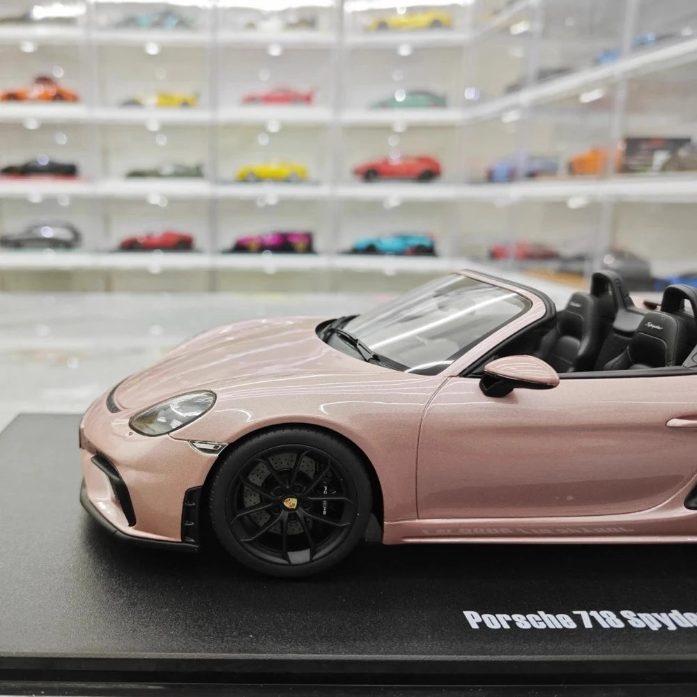 [GT Spirit] 1:18 Porsche 2020 718 Spyder Pink Model Car Resin