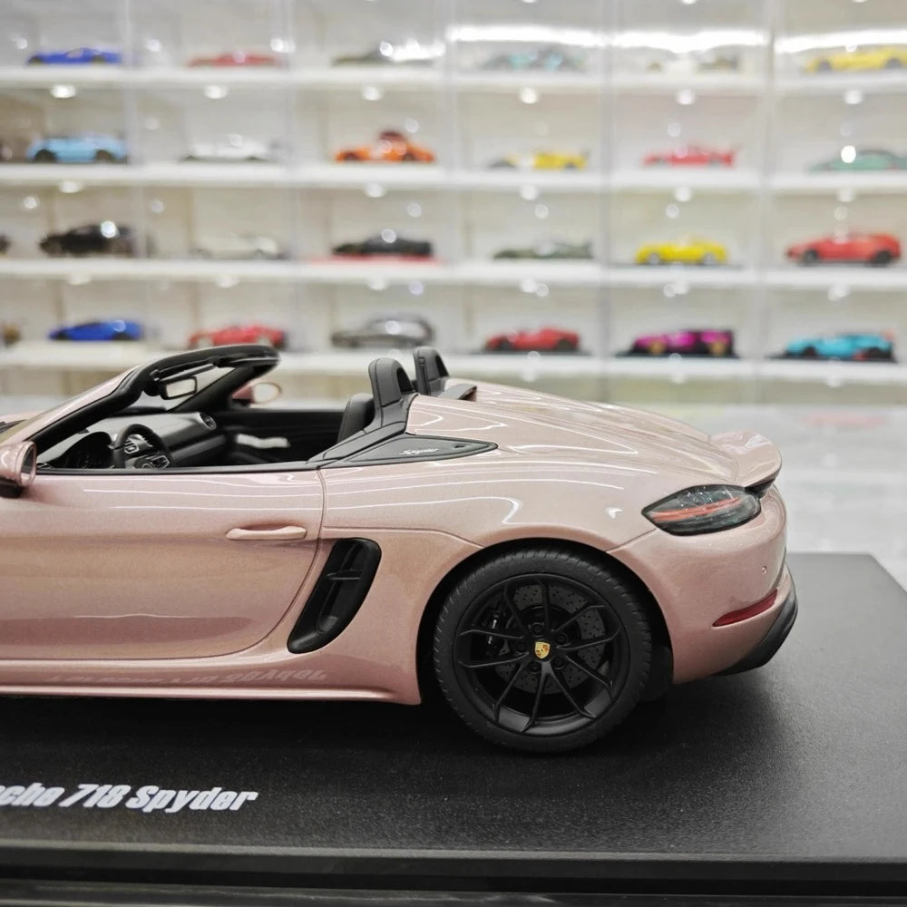 [GT Spirit] 1:18 Porsche 2020 718 Spyder Pink Model Car Resin