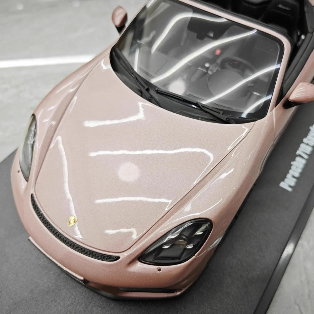 [GT Spirit] 1:18 Porsche 2020 718 Spyder Pink Model Car Resin