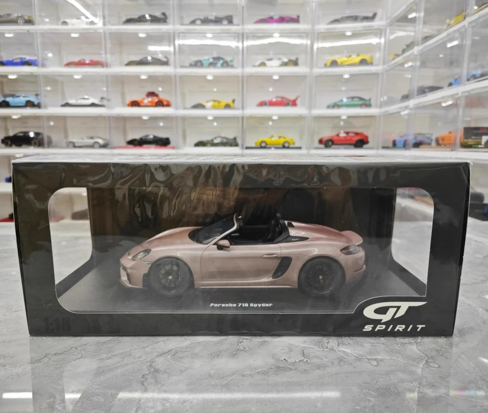 [GT Spirit] 1:18 Porsche 2020 718 Spyder Pink Model Car Resin