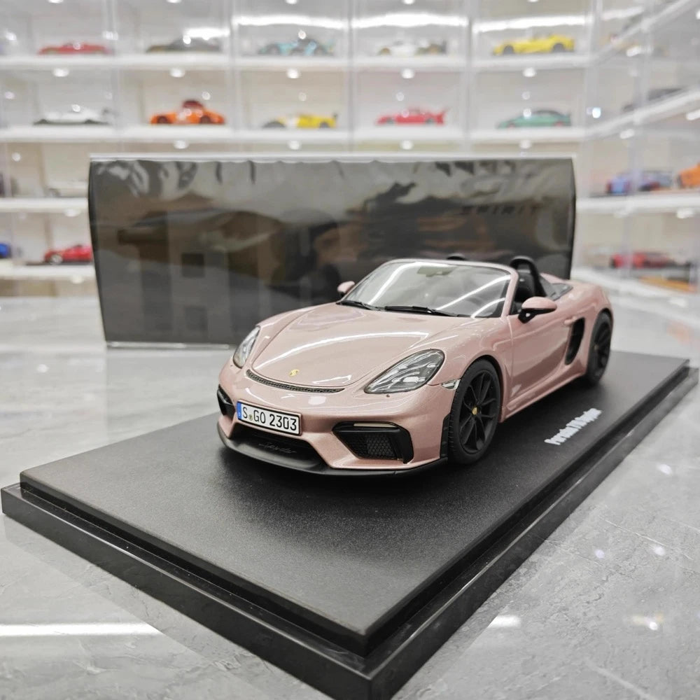[GT Spirit] 1:18 Porsche 2020 718 Spyder Pink Model Car Resin