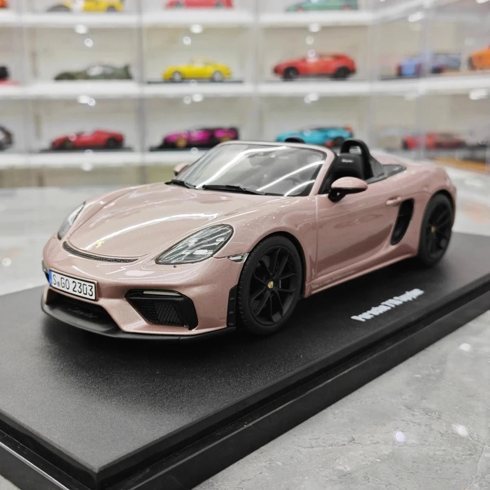 [GT Spirit] 1:18 Porsche 2020 718 Spyder Pink Model Car Resin