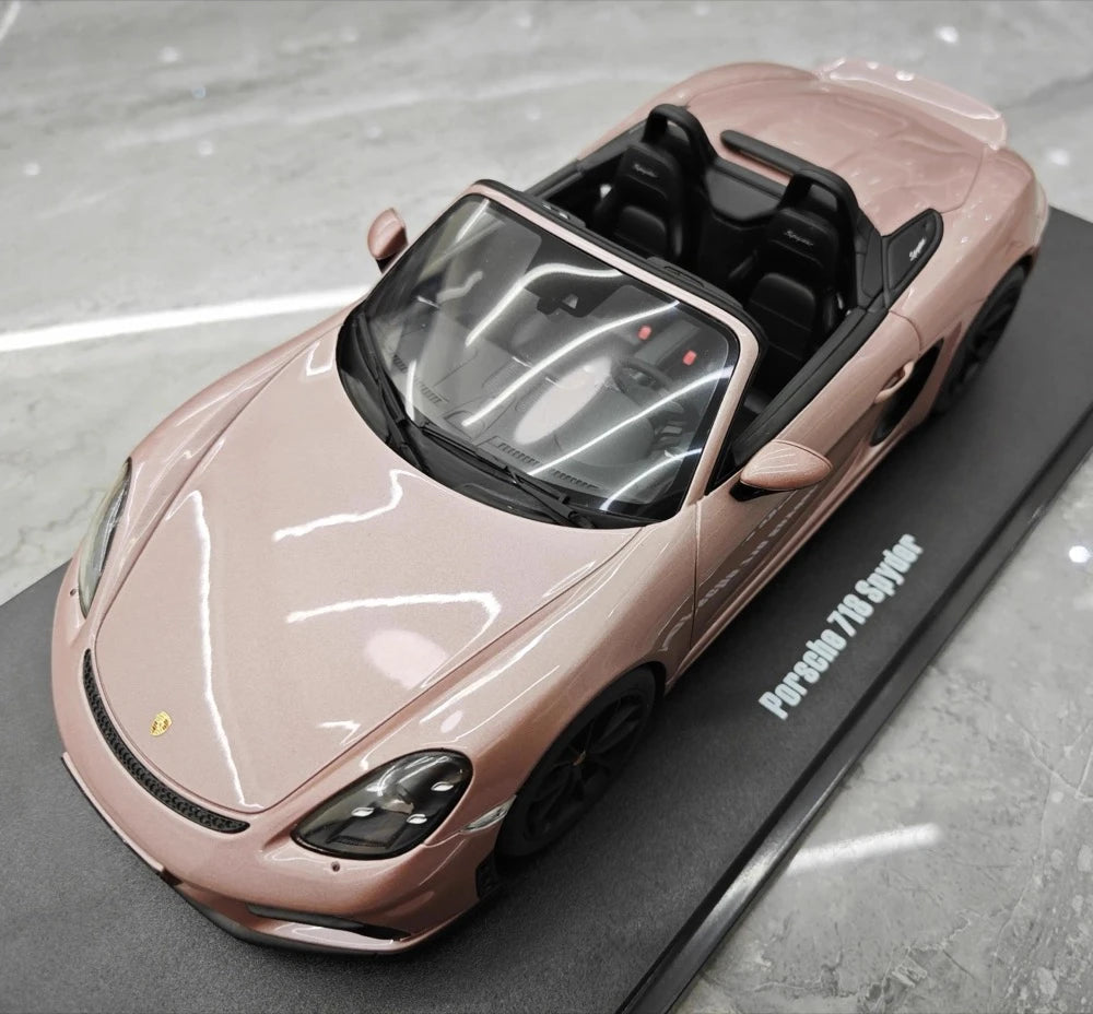 [GT Spirit] 1:18 Porsche 2020 718 Spyder Pink Model Car Resin