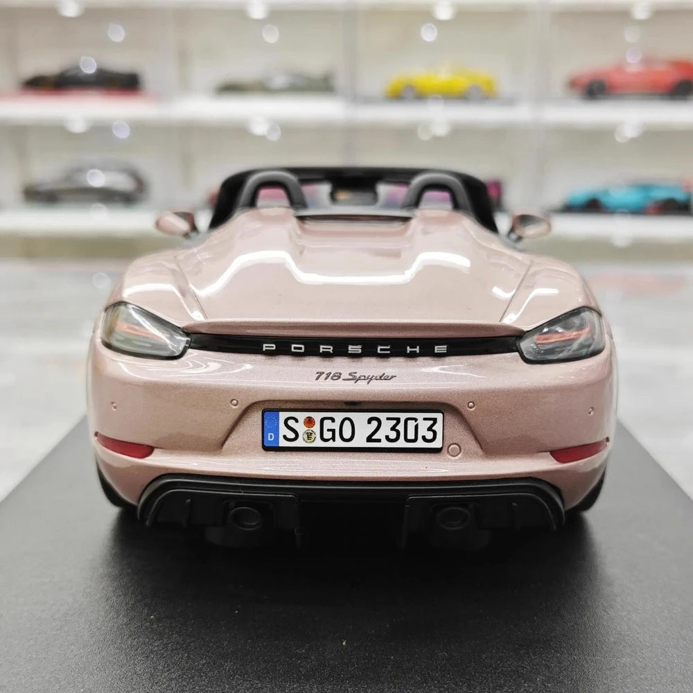 [GT Spirit] 1:18 Porsche 2020 718 Spyder Pink Model Car Resin