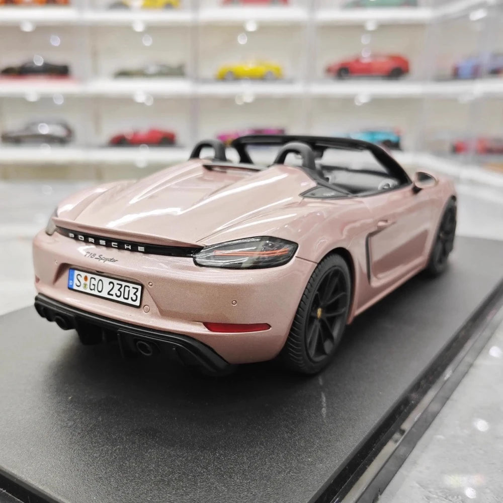 [GT Spirit] 1:18 Porsche 2020 718 Spyder Pink Model Car Resin