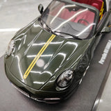[GT Spirit] 1:18 Porsche 2021 911 992 Targa 4 Green Model Car Resin