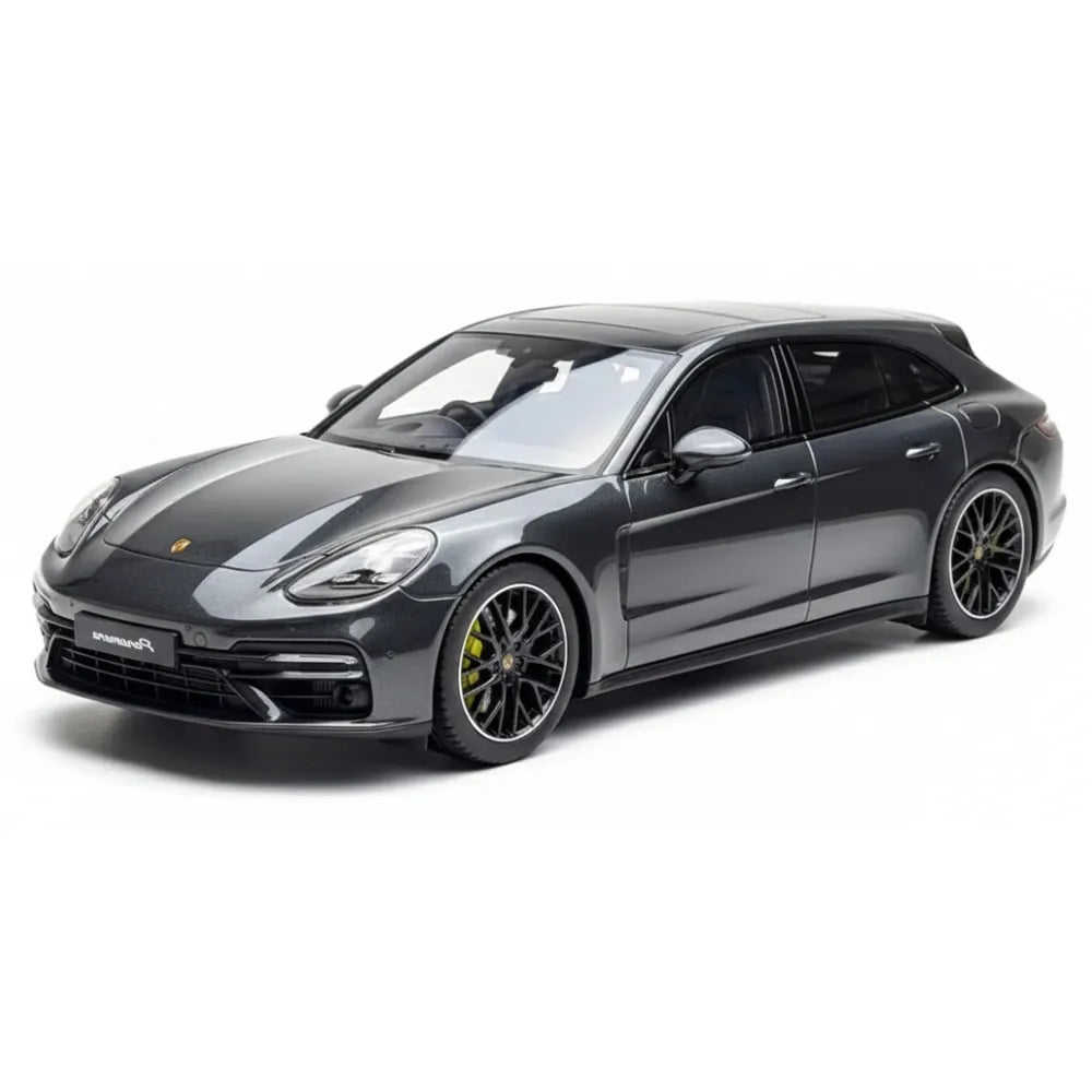 [GT Spirit] 1:18 Porsche 2021 Panamera Turbo S Sport Turismo Black Model Car Resin