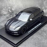 [GT Spirit] 1:18 Porsche 2021 Panamera Turbo S Sport Turismo Black Model Car Resin