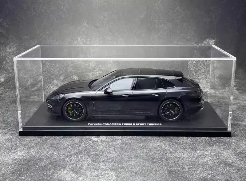 [GT Spirit] 1:18 Porsche 2021 Panamera Turbo S Sport Turismo Black Model Car Resin