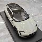 [GT Spirit] 1:18 Porsche 2021 Taycan Cross Turismo Turbo S Gray Model Car Resin