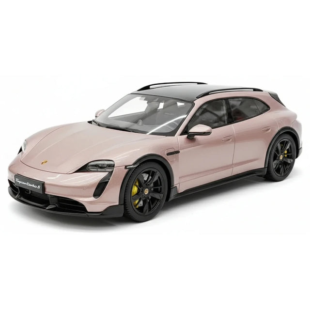 [GT Spirit] 1:18 Porsche 2021 Taycan Cross Turismo Turbo S Pink Model Car Resin