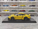 [GT Spirit] 1:18 Porsche 2023 911 Turbo S BRABUS Rocket 900 Yellow Model Car Resin