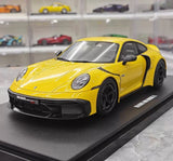 [GT Spirit] 1:18 Porsche 2023 911 Turbo S BRABUS Rocket 900 Yellow Model Car Resin