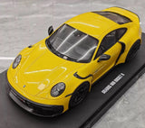 [GT Spirit] 1:18 Porsche 2023 911 Turbo S BRABUS Rocket 900 Yellow Model Car Resin