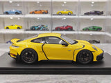 [GT Spirit] 1:18 Porsche 2023 911 Turbo S BRABUS Rocket 900 Yellow Model Car Resin
