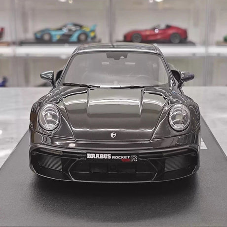 [GT Spirit] 1:18 Porsche 2023 911 Turbo S BRABUS Rocket 900 Black Model Car Resin