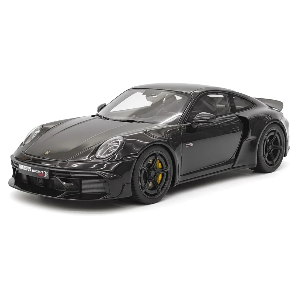 [GT Spirit] 1:18 Porsche 2023 911 Turbo S BRABUS Rocket 900 Black Model Car Resin