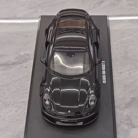 [GT Spirit] 1:18 Porsche 2023 911 Turbo S BRABUS Rocket 900 Black Model Car Resin