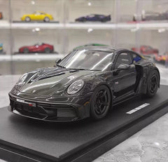 [GT Spirit] 1:18 Porsche 2023 911 Turbo S BRABUS Rocket 900 Black Model Car Resin
