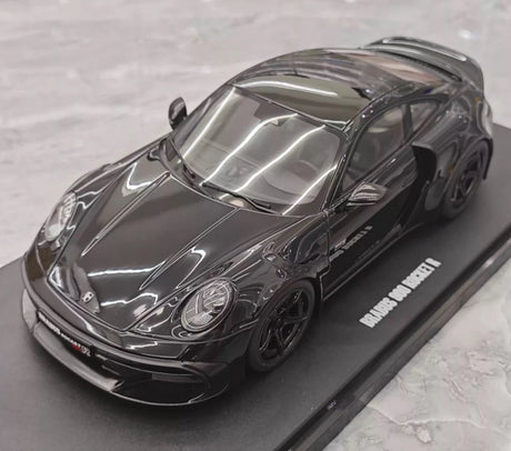 [GT Spirit] 1:18 Porsche 2023 911 Turbo S BRABUS Rocket 900 Black Model Car Resin