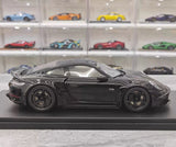 [GT Spirit] 1:18 Porsche 2023 911 Turbo S BRABUS Rocket 900 Black Model Car Resin
