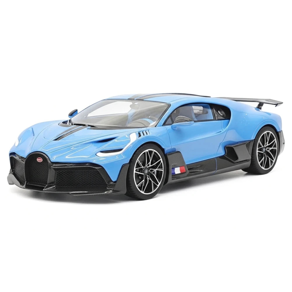 [Henson & Heaven] 1:18 Bugatti 2019 Divo Blue Model Car Resin