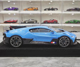 [Henson & Heaven] 1:18 Bugatti 2019 Divo Blue Model Car Resin