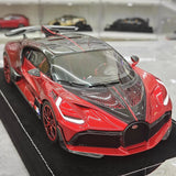 [Henson & Heaven] 1:18 Bugatti 2019 Divo Red Model Car Resin
