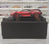[Henson & Heaven] 1:18 Bugatti 2019 Divo Red Model Car Resin