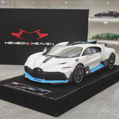 [Henson & Heaven] 1:18 Bugatti 2019 Divo White Model Car Resin