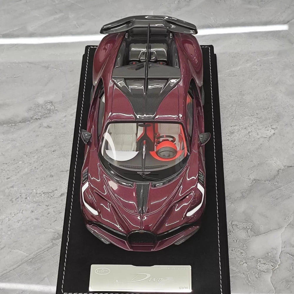 [Henson & Heaven] 1:18 Bugatti 2019 Divo Wine Model Car Resin