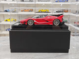 Henson & Heaven Ferrari 2017 FXX-K 에보 메탈릭 레드 카본 레이싱 도색 1:18 – 수집용 레진 모델 레진