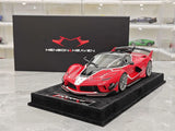 Henson & Heaven Ferrari 2017 FXX-K 에보 메탈릭 레드 카본 레이싱 도색 1:18 – 수집용 레진 모델 레진