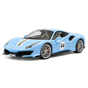 Henson & Heaven Ferrari 2018 488 Pista Azzurro La Plata 1:18 – 컬렉션용 레진 미니카