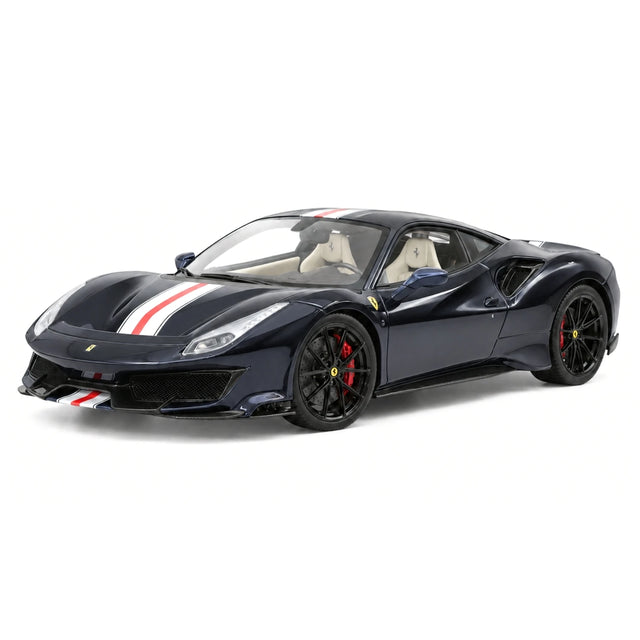 Henson & Heaven Ferrari 2018 488 피스타 메탈릭 다크 블루 1:18 – 수집용 레진 모델 레진